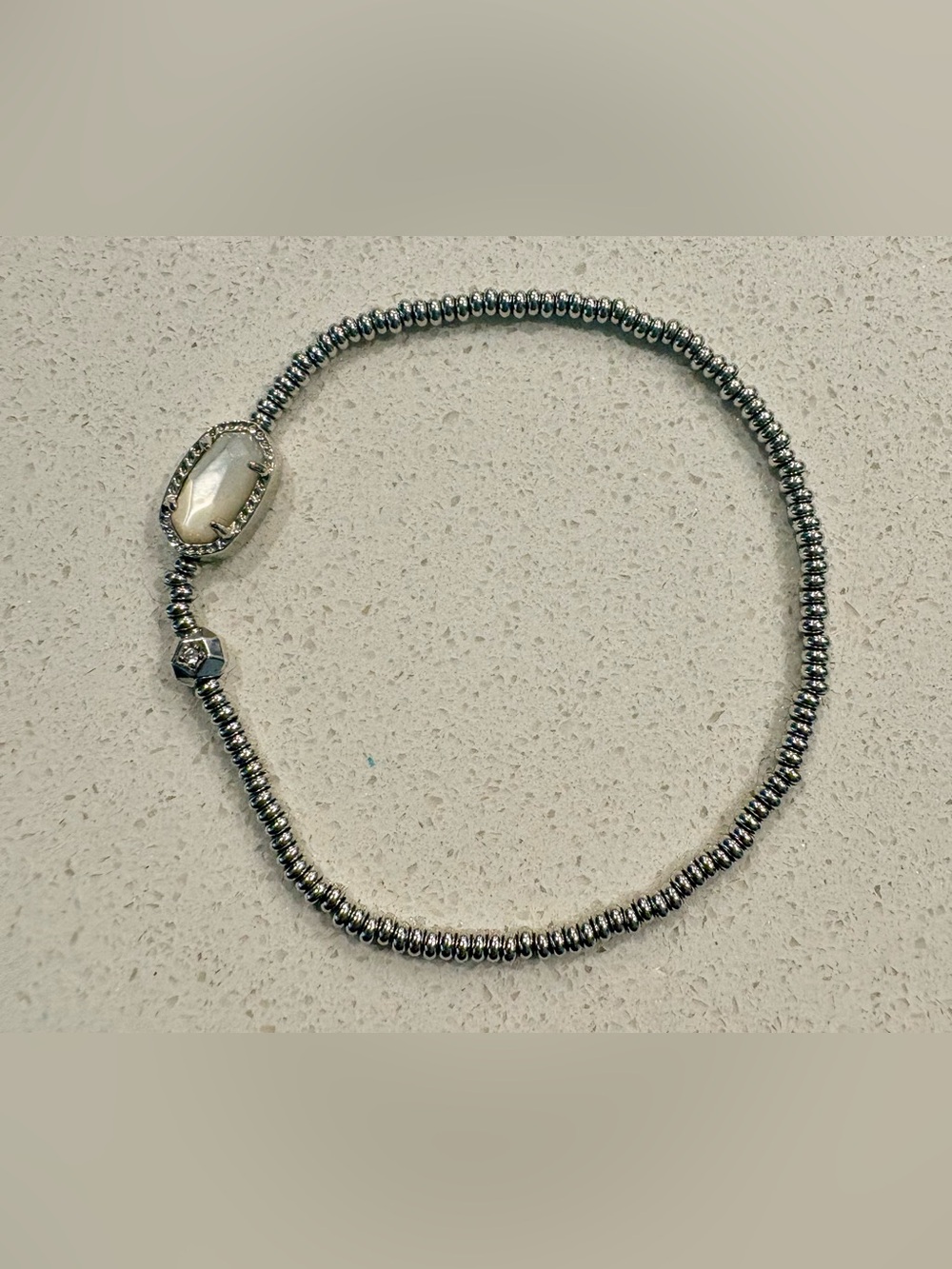 Kendra Scott Silver Grayson Silver stretch bracelet